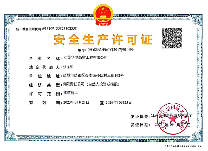  安全許可證